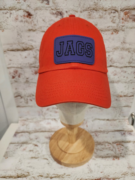 *JAGS Hats with leatherette engraved patches