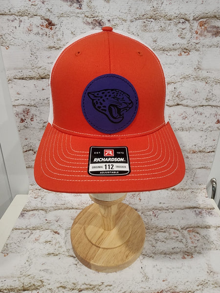 *Jaguar Hats with leatherette engraved patches