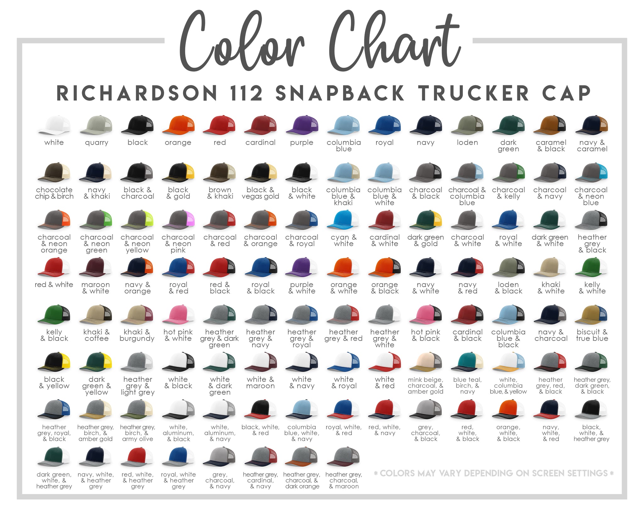 Color Charts