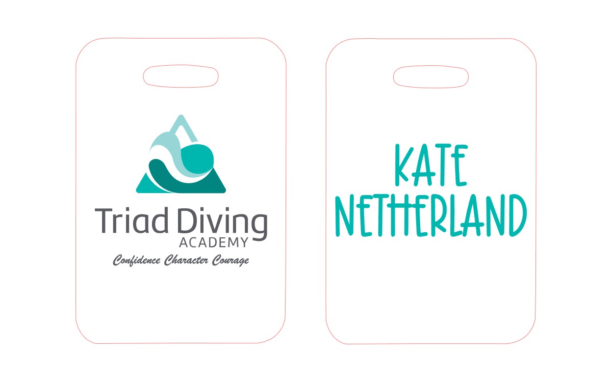 Triad Diving Bag Tags