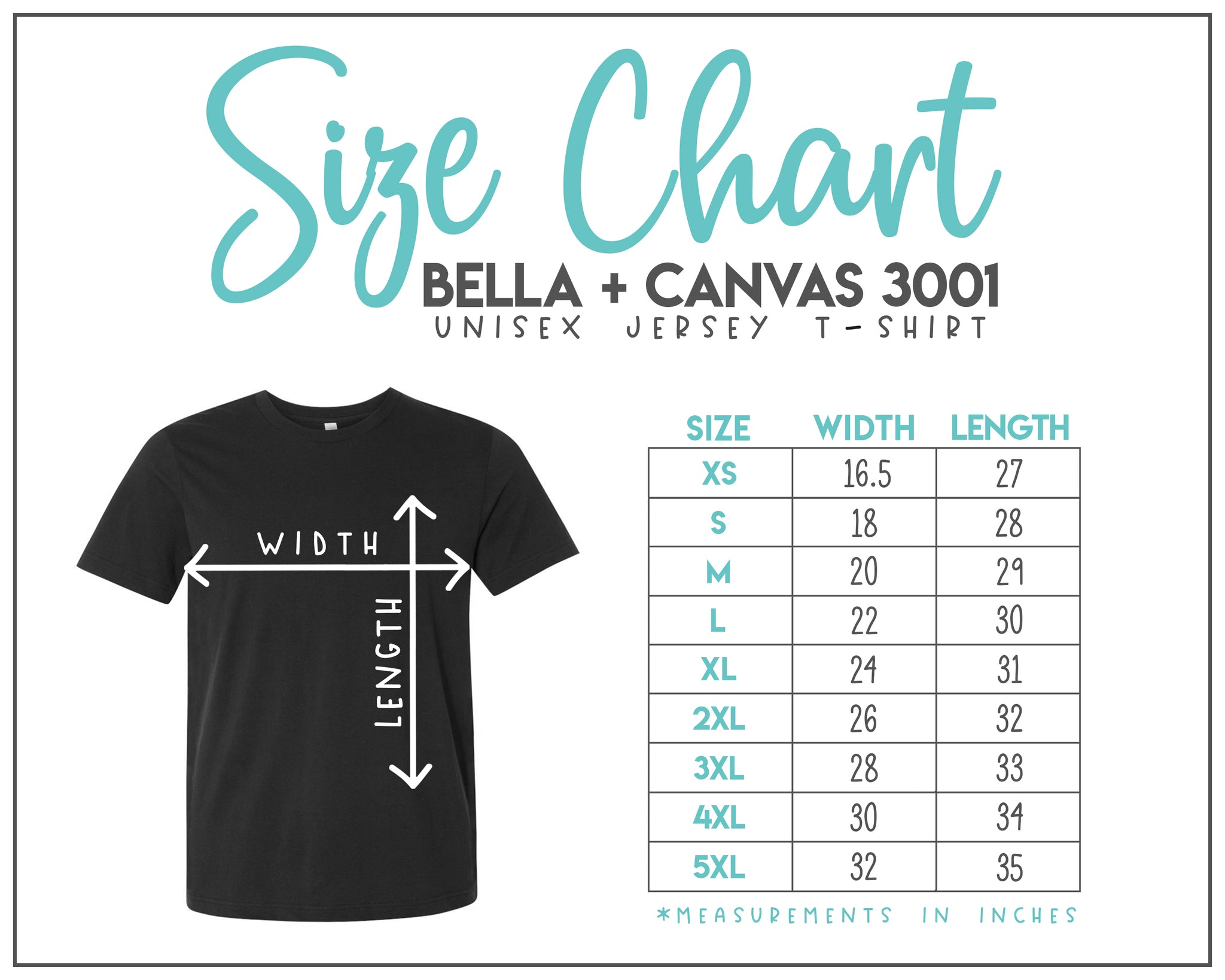 Size Charts