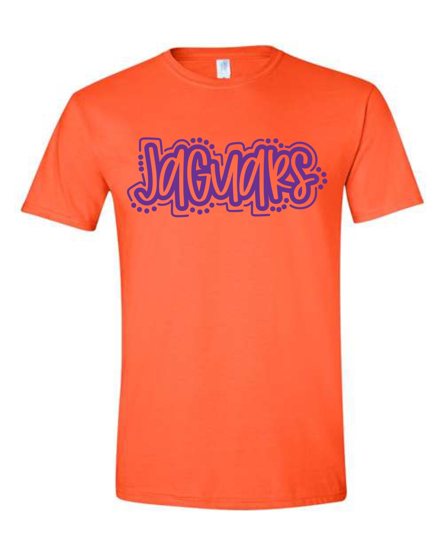 *William Ellis Purple and Orange Jaguars T-shirt*