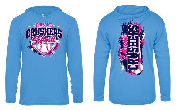 Davie Crushers Dry-Fit Hoodie