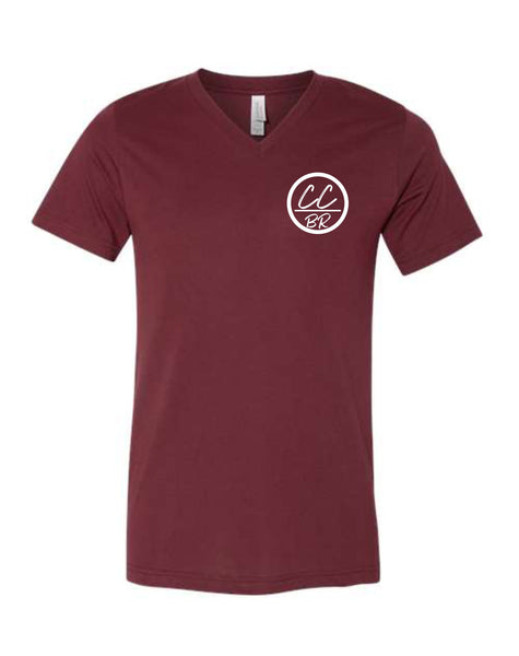 CC-BR Adult V neck Tshirt