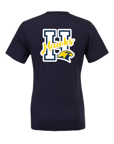 FHE T-shirt front and back logos
