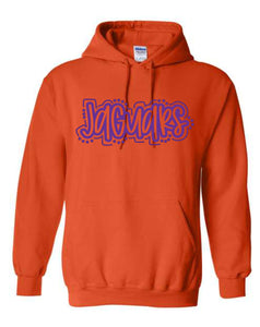 *Purple and Orange Jaguar Hoodies