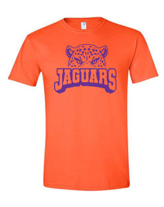 *Orange and Purple Jaguar Head T-shirt