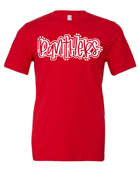 * Shady Grove Panthers Dot Tshirt- YOUTH and ADULT sizes