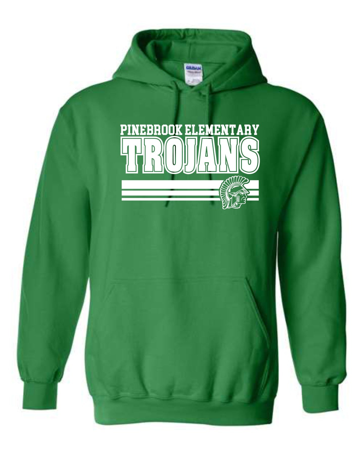 Pinebrook Green and Orange Hoodies