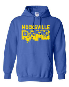 Mocksville Rams Royal Hoodie