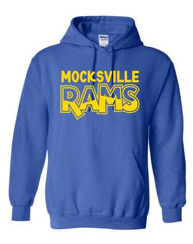 Mocksville Rams Royal Hoodie