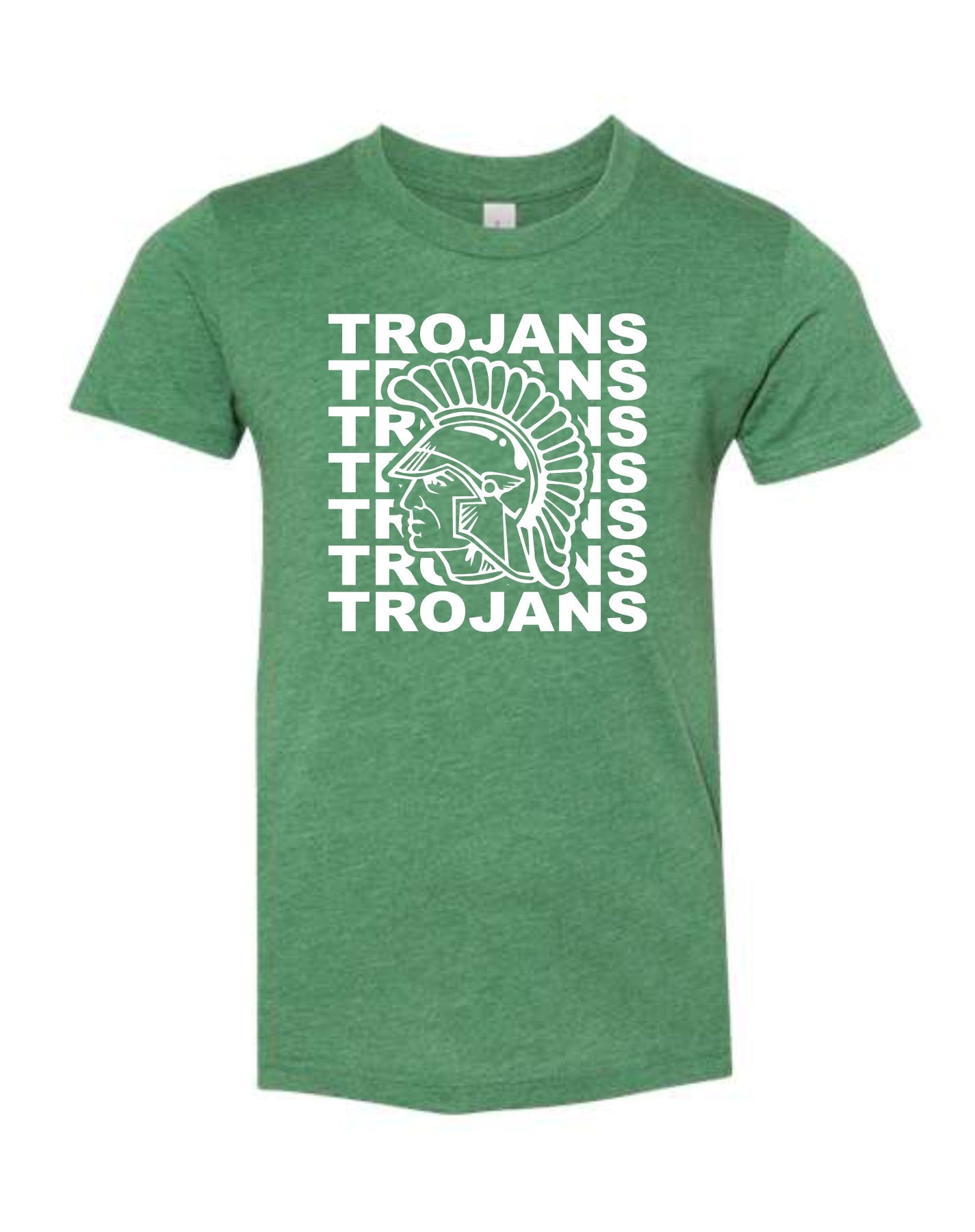 Pinebrook Trojans Stacked with Head-YOUTH