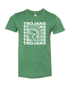 Pinebrook Trojans Stacked with Head-YOUTH